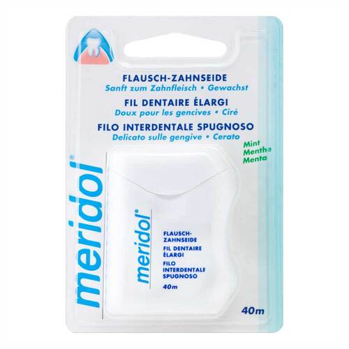 Meridol Flausch Zahnzeide gewachst - 1