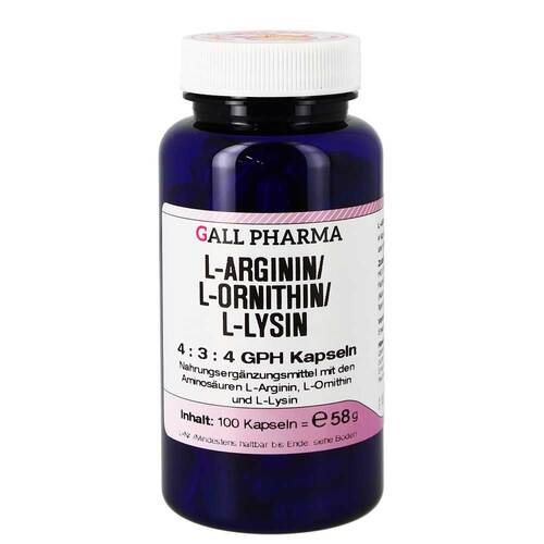 L-Arginin / L-ORNITHIN/L-Lysin 4:3:4 Gph Kapseln - 1
