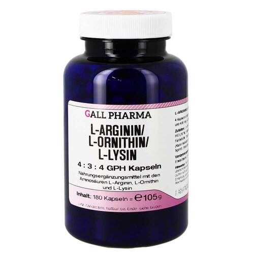 L-Arginin / L-ORNITHIN/L-Lysin 4:3:4 Gph Kapseln - 1
