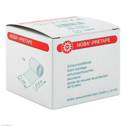 Noba Pretape Schaumstoffbinde 7 cmx27,5 m - 1