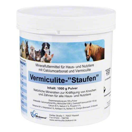 Vermiculite Staufen Pulver vet. (f&uuml;r Tiere) - 1