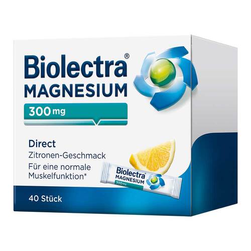 Biolectra Magnesium 300 mg Direct Zitrone Sticks - 1