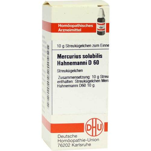 Mercurius Solubilisubilis Hahnemanni D 60 Globuli - 1
