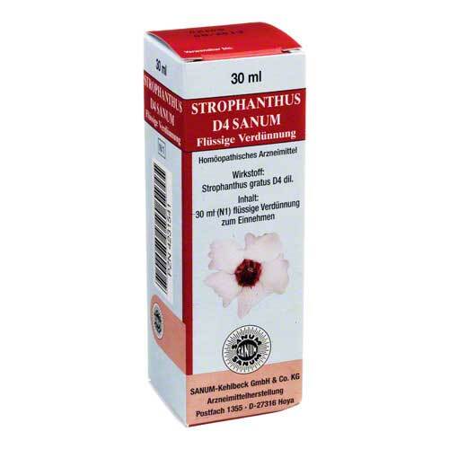 Strophanthus D 4 Sanum fl&uuml;ssige Verd&uuml;nnung Tropfen - 1