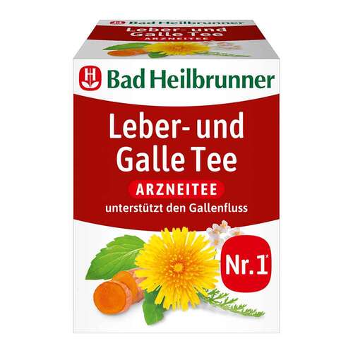 BAD HEILBRUNNER Leber- und Galletee Filterbeutel - 1