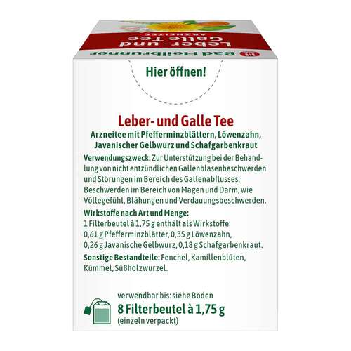 BAD HEILBRUNNER Leber- und Galletee Filterbeutel - 2