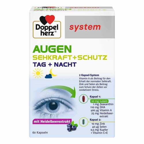 Doppelherz Augen Sehkraft + Schutz system Kapseln - 1
