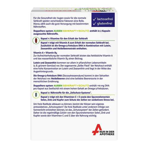 Doppelherz Augen Sehkraft + Schutz system Kapseln - 2