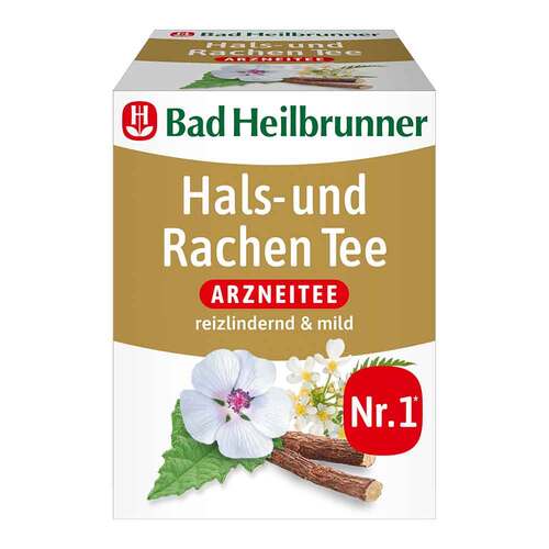 BAD HEILBRUNNER Hals- und Rachen Tee Filterbeutel - 1