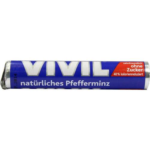 Vivil nat.Pfefferminz ohne Zucker Rolle - 1