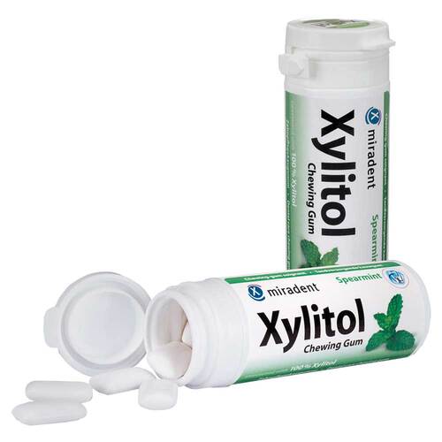Miradent Xylitol Chewing Gum Spearmint - 1