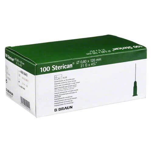 Sterican Einmalkan&uuml;le 21 Gx4 4 / 5 0,8x120 mm - 1