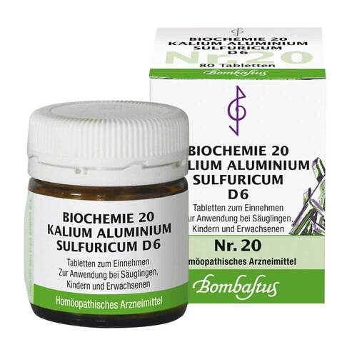 Biochemie 20 Kalium aluminium sulfuricum D 6 Tabletten  - 1