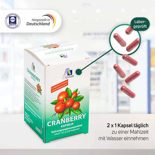 Cranberry Kapseln 400 mg - 3