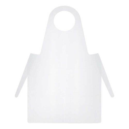 Einmal Sch&uuml;rzen PE 125 cm wei&szlig; - 1