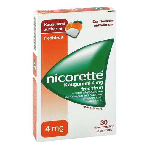 Nicorette Kaugummi 4 mg freshfruit - 1