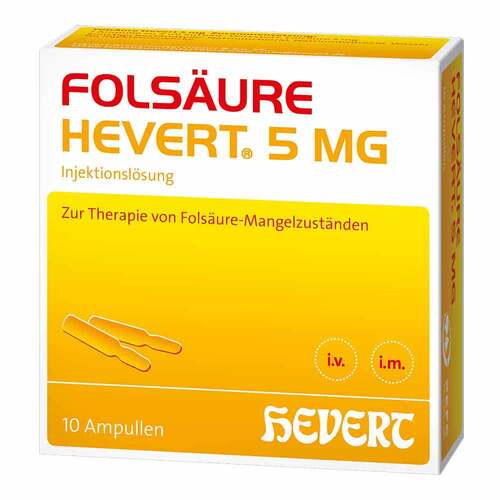 Fols&auml;ure Hevert 5 mg Injektionsl&ouml;sung Ampullen - 1