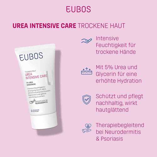 Eubos Trockene Haut Urea 5% Handcreme - 3