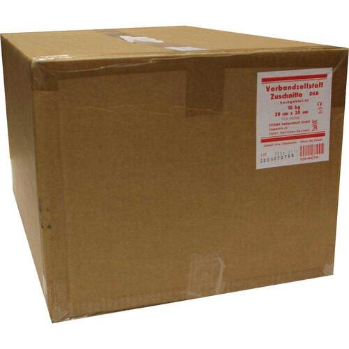 Verbandzellstoff Zuschnitte hochgebleicht 20x20 cm - 1