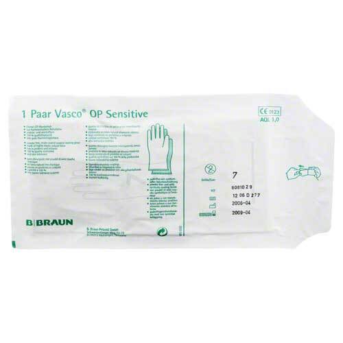 Vasco OP Sensitive Handschuhe steril puderfrei Gr&ouml;&szlig;e 7 - 1