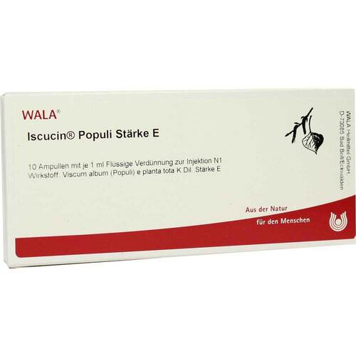 ISCUCIN populi St&auml;rke E Ampullen - 1