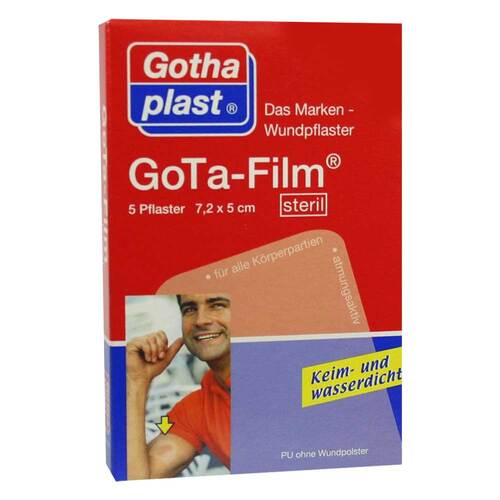 Gota Film steril 5x7,2 cm Pflaster - 1
