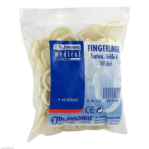 Fingerling OP Latex Gr&ouml;&szlig;e 4 gerollt - 1