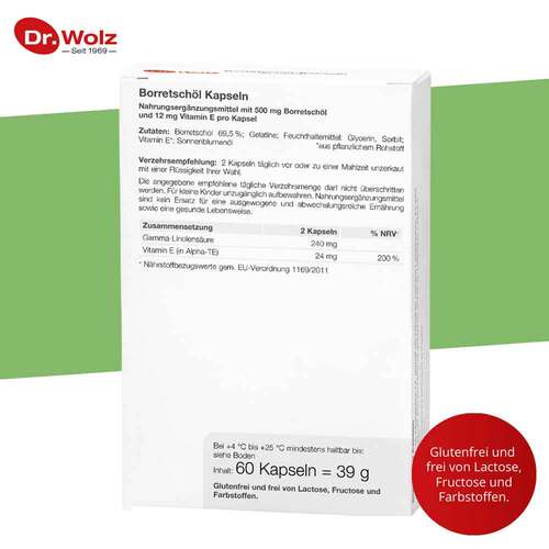 Borretsch&ouml;l Kapseln Dr.Wolz - 5