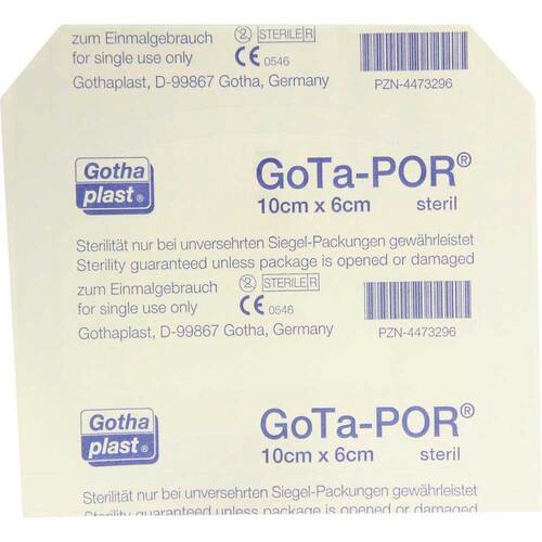 GOTA-POR Wundpflaster steril 60x100 mm - 1