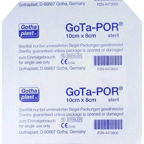 GOTA-POR Wundpflaster steril 80x100 mm - 1
