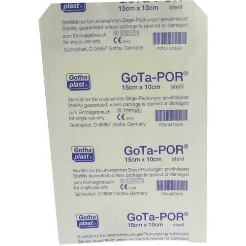 GOTA-POR Wundpflaster steril 100x150 mm - 1