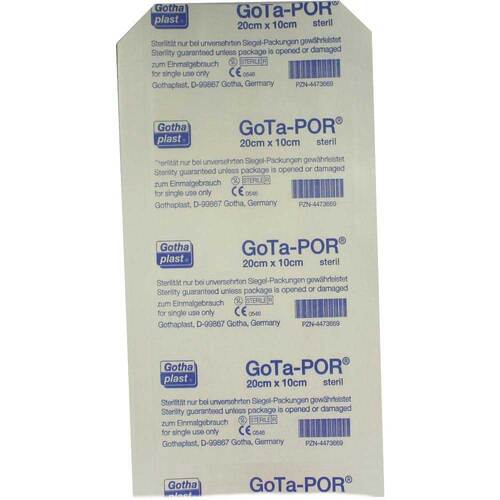 GOTA-POR Wundpflaster steril 100x200 mm - 1