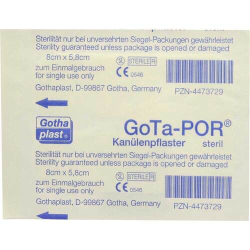GOTA-POR Kan&uuml;lenpflaster 58x80 mm - 1