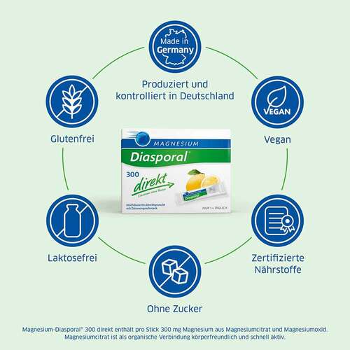 Magnesium Diasporal 300 direkt Granulat - 3