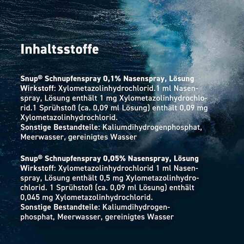 Snup Schnupfenspray 0,05% Nasenspray - 5