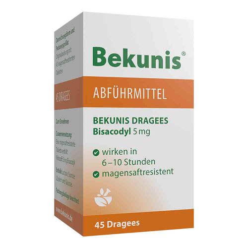 Bekunis Dragees Bisacodyl 5 mg magensaftresistent Tabletten  - 1