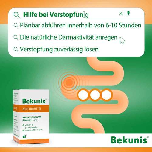 Bekunis Dragees Bisacodyl 5 mg magensaftresistent Tabletten  - 6