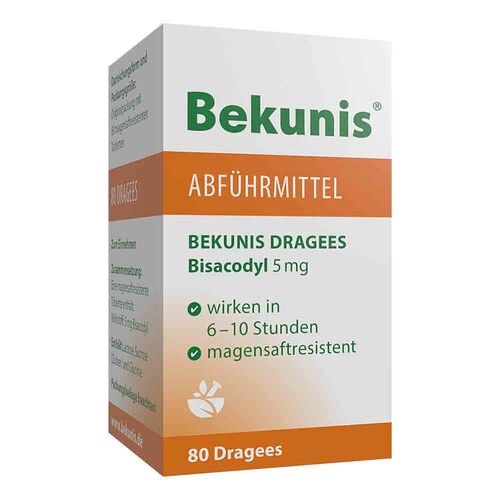 Bekunis Dragees Bisacodyl 5 mg magensaftresistent Tabletten  - 1