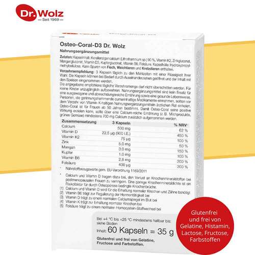 Osteo Coral D3 Dr.Wolz Kapseln - 7