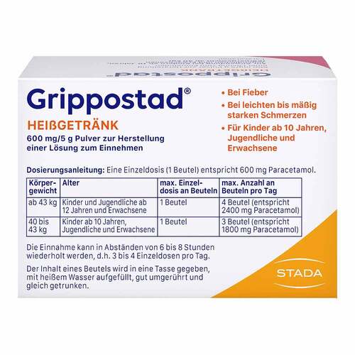 Grippostad Hei&szlig;getr&auml;nk Pulver - 2