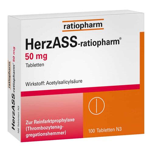Herzass-ratiopharm 50 mg Tabletten - 1