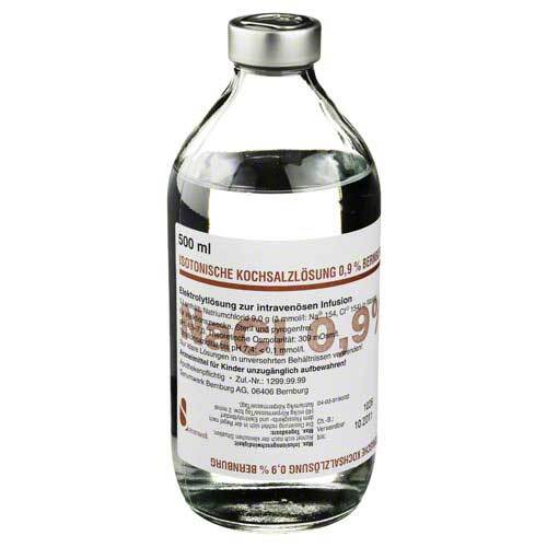 Isotonische Kochsalzl&ouml;sung 0,9% Bernburg Infusionsl.Glas - 1