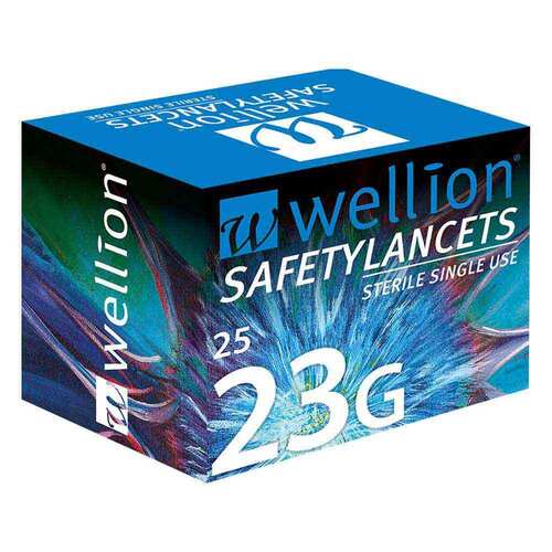 Wellion Safetylancets 23 G Sicherheitseinmallanz. - 1