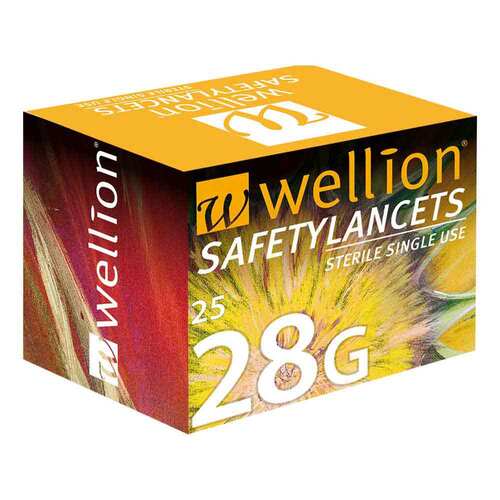 Wellion Safetylancets 28 G Sicherheitseinmallanz. - 1