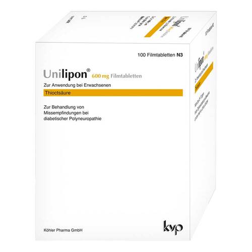 Unilipon 600 mg Filmtabletten - 1