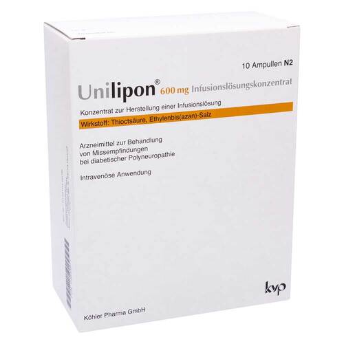 Unilipon 600 Infusionsl&ouml;sungskonzentrat - 1