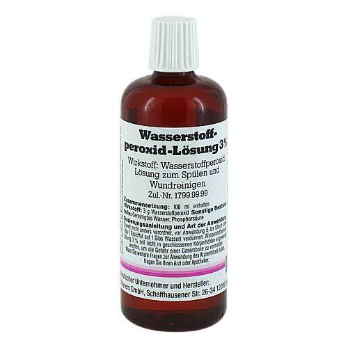 Wasserstoffperoxid L&ouml;sung 3% - 1