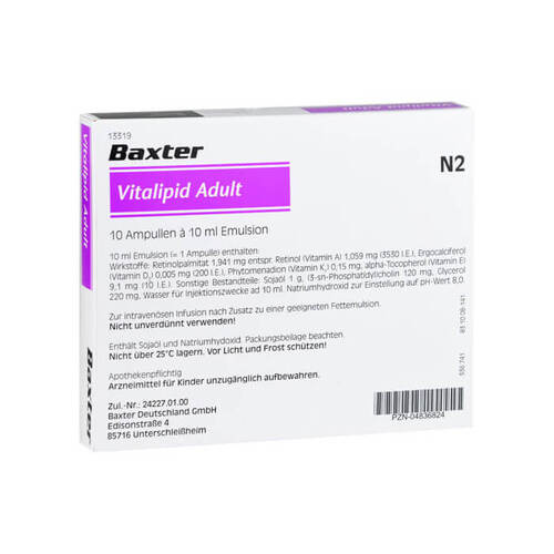 VITALIPID Adult Emulsion zur Infusion Ampullen - 1