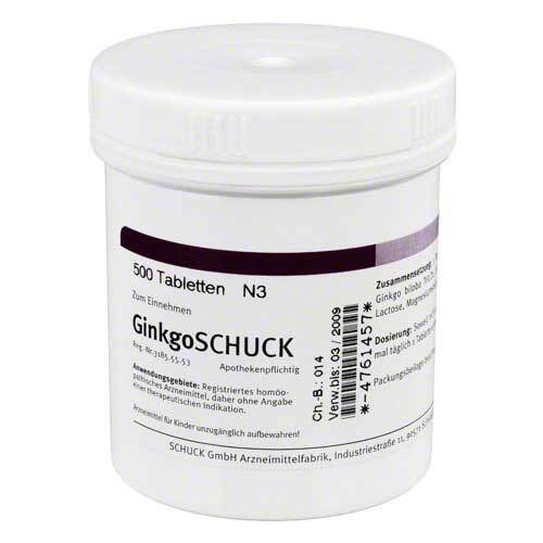 GINKGOSCHUCK Tabletten - 1