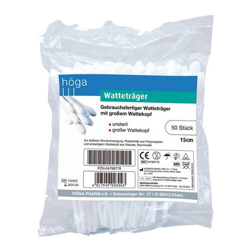 Wattetr&auml;ger 15 cm mit gro&szlig;en Wattekopf - 1
